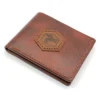 portefeuille cuir wax artisanal