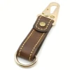 porte-clé edc mousqueton pueblo artisanal couleur brun foncé ( castagno )